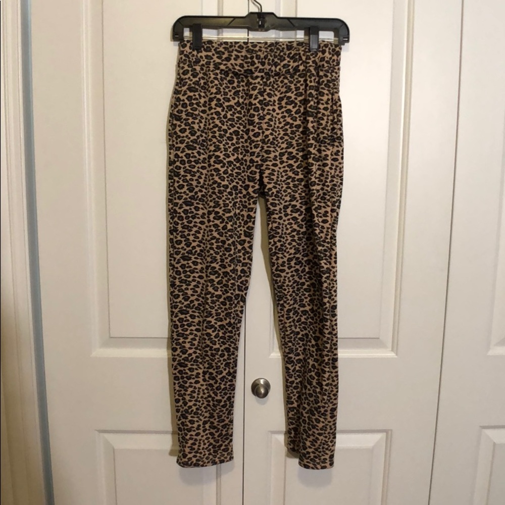 Leopard print joggers sweats